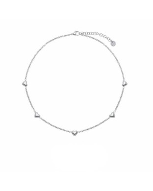 Collana LIU-JO jewelry in acciaio con 5 cuori LJ3193