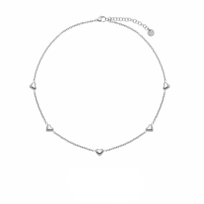 Collana LIU-JO jewelry in acciaio con 5 cuori LJ3193