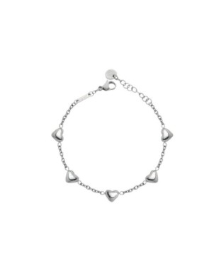 Bracciale LIU-JO jewelry in acciaio con 5 cuori LJ3191