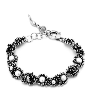 Bracciale GIOVANNI RASPINI Anemone Piccolo 11264 in argento 925 con perle naturali