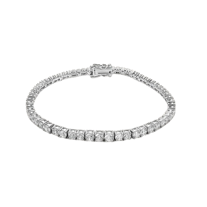 STROILI Bracciale Tennis Silver Elegance Argento Rodiato Cubic Zirconia 1685259
