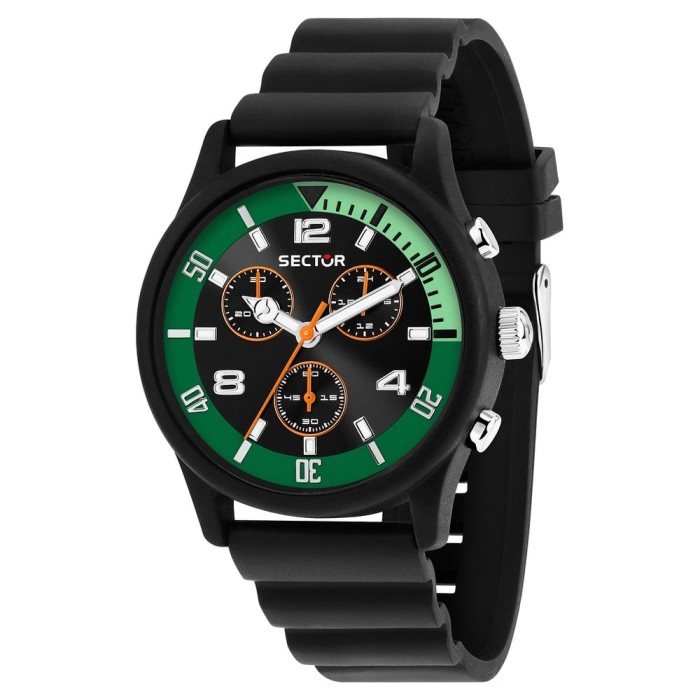 Orologio SECTOR H2O R3271718002 Black con cinturino in gomma