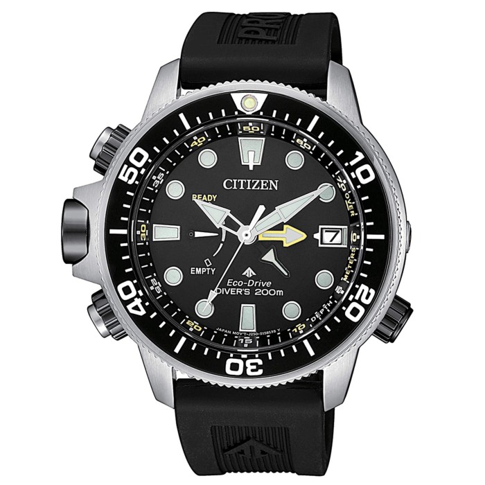 Orologio CITIZEN Promaster Aqualand Eco-Drive BN2036-14E Black con cinturino in gomma black