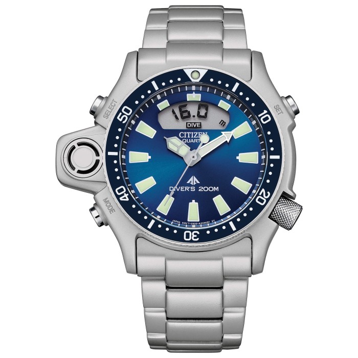 Orologio CITIZEN Promaster Aqualand I JP2000-67L Blue con cinturino in acciaio