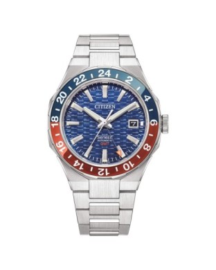 Orologio CITIZEN 880 GMT Mechanical NB6030-59L Blue con cinturino in acciaio