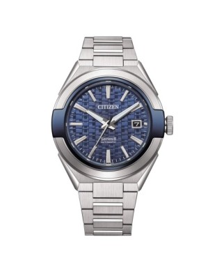 Orologio CITIZEN 870 Mechanical NA1037-53L Blue con cinturino in acciaio