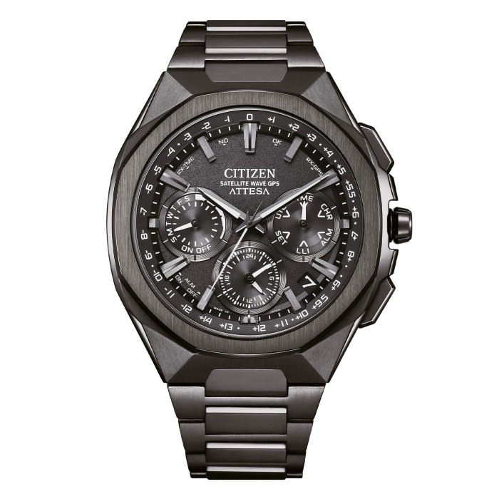 Orologio CITIZEN Spaceship F950 Ceramic Bezel CC4105-69E Black cinturino in super titanio