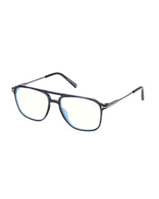 Occhiali montatura da vista Tom Ford FT5665-B/V 090 Shiny Blue 54