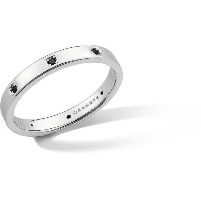 Anello COMETE GIOIELLI Uomo We Are UAN132M11 in argento 925 e cristalli neri Misura 11
