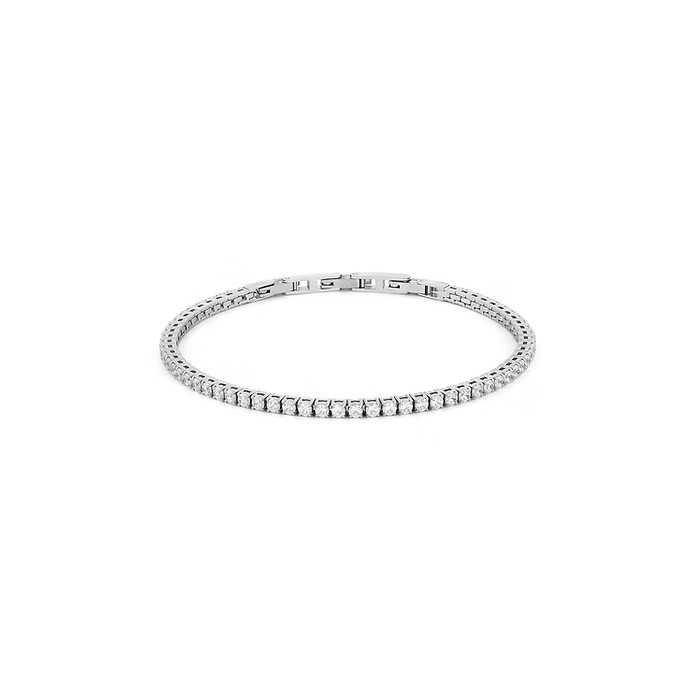 Bracciale tennis COMETE GIOIELLI Uomo UBR 1296 in acciaio con cristalli bianchi
