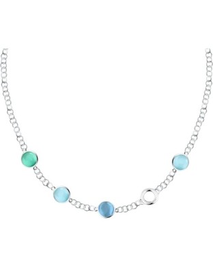 Collana girocollo MORELLATO Venezia SAZM02 in argento 925 con pietre colorate