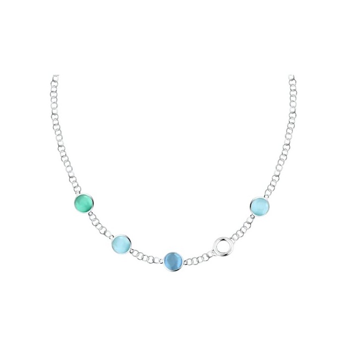 Collana girocollo MORELLATO Venezia SAZM02 in argento 925 con pietre colorate