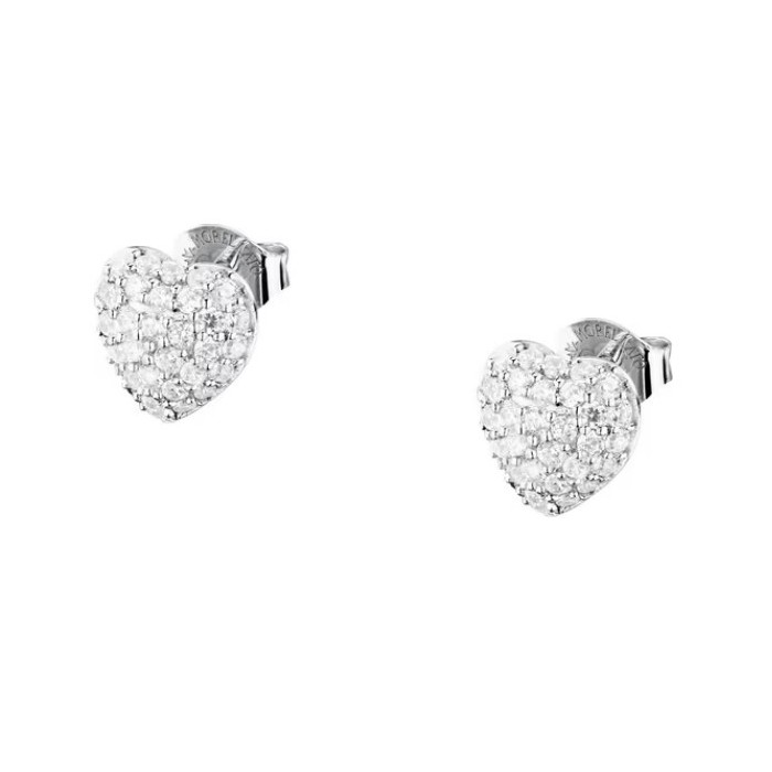 Orecchini MORELLATO Nobile SAZK04 in argento 925 con  cristalli a forma di Cuore