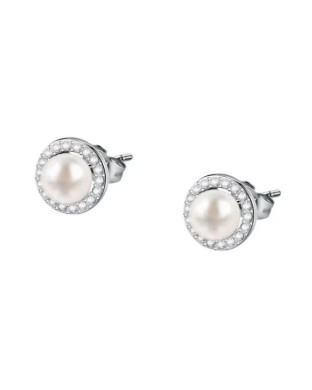 Orecchini MORELLATO Perla SAER51 in argento 925 con perle e cristalli