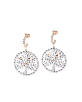 Orecchini pendenti MORELLATO Talismani SAQE12 in acciaio con Albero della Vita