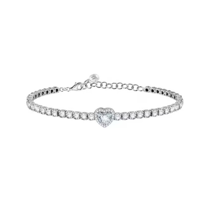 Bracciale tennis MORELLATO Nobile SAVB19 in argento 925 con centrale Cuore