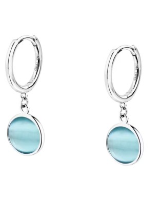 Orecchini a cerchio pendenti MORELLATO Venezia SAZM09 in argento 925 con pietre colorate