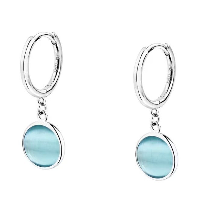 Orecchini a cerchio pendenti MORELLATO Venezia SAZM09 in argento 925 con pietre colorate