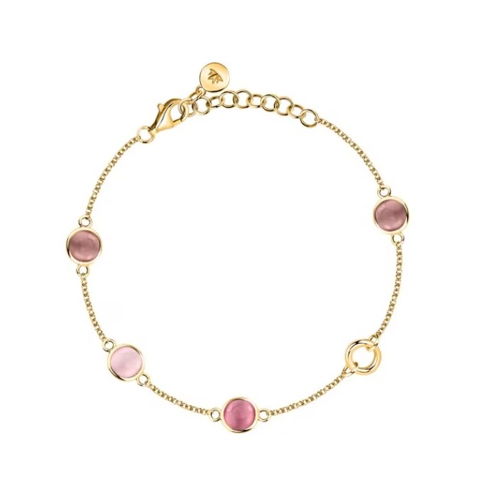 Bracciale MORELLATO Venezia SAZM17 in argento 925 dorato e pietre colorate