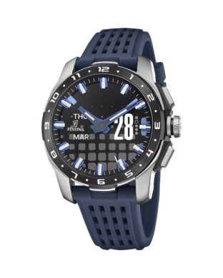 Orologio Smartwatch FESTINA Connected Full D F23305/3 Blu con cinturino in silicone blu