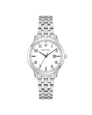 Orologio BULOVA Sutton Lady 96M174 cinturino in acciaio quadrante argento