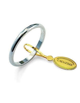 Fede  UNOAERRE Fedi Classiche gr. 1,5 Francesina in oro bianco