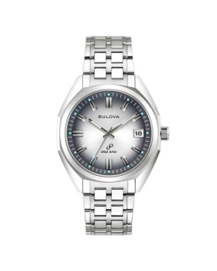 Orologio BULOVA Jet Star 96B472 cinturino in acciaio quadrante gradiente grigio