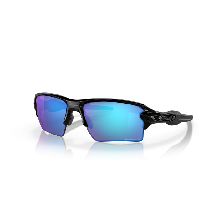 Occhiali da sole OAKLEY FLAK 2.0 XL 9188-F7 Polished Black Prizm Sapphine Polarized 59