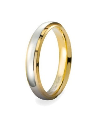 Fede UNOAERRE Fedi Brillanti Promesse Cassiopea in oro bicolore