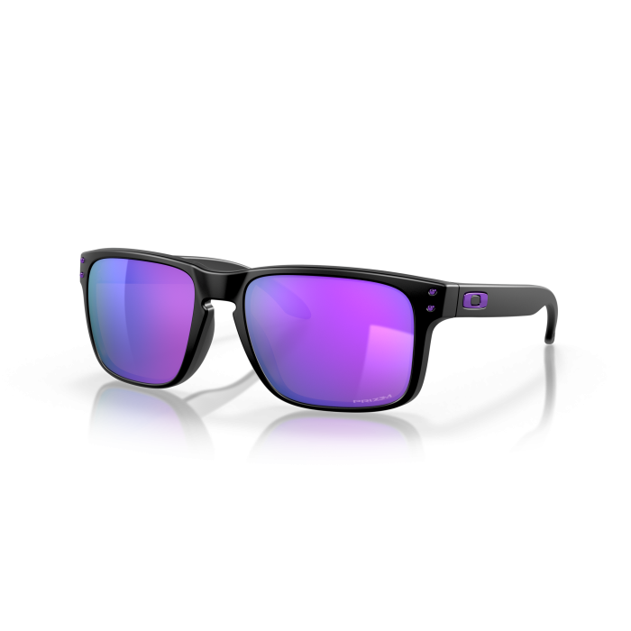 Occhiali da sole OAKLEY HOLBROOK 9102-K6 Matte Black Prizm Violet 55