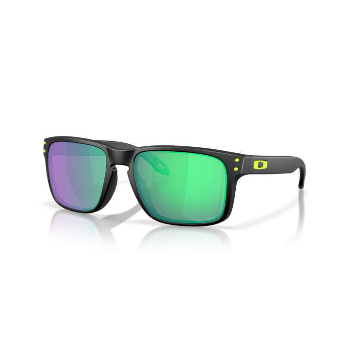 Occhiali da sole OAKLEY HOLBROOK 9102-AI Matte Black Prizm Road Jade 55