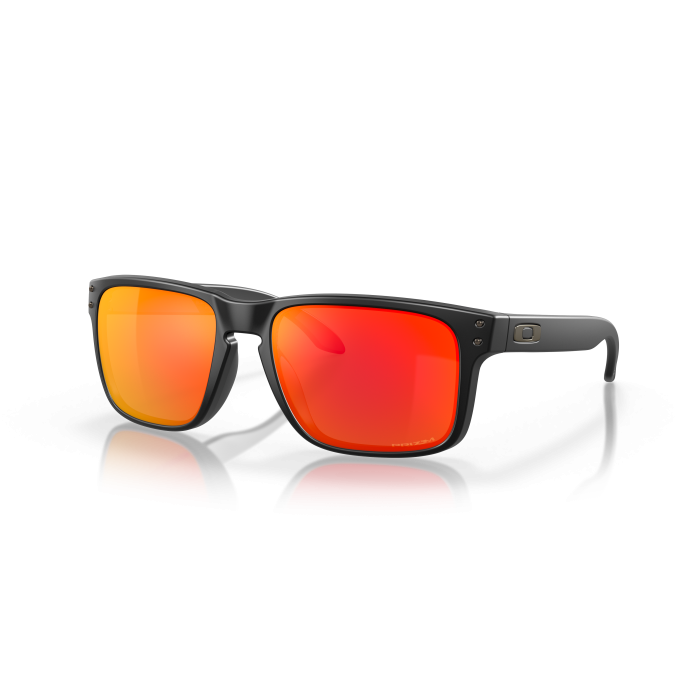 Occhiali da sole OAKLEY HOLBROOK 9102-E2 Matte Black Prizm Ruby 55