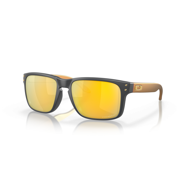 Occhiali da sole OAKLEY HOLBROOK 9102-W4 Matte Carbon Prizm 24K Polarized 55