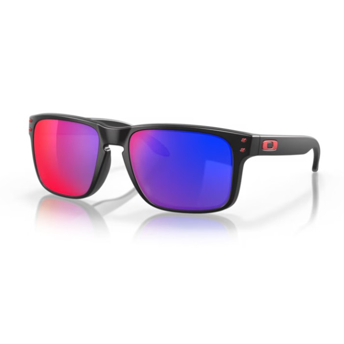 Occhiali da sole OAKLEY HOLBROOK 9102-36 Matte Black Red Iridium 55