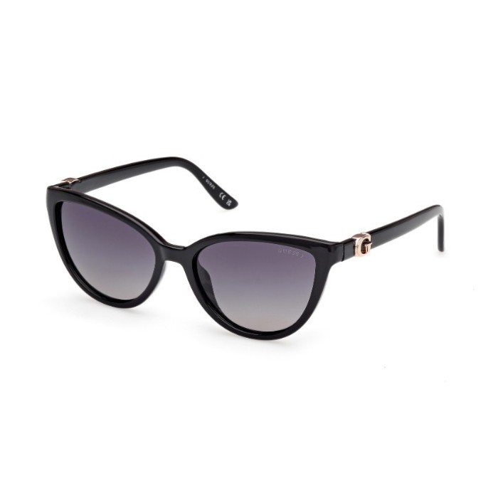 Occhiali da sole Guess GU00189/S 01D Shiny Black Polarized 55