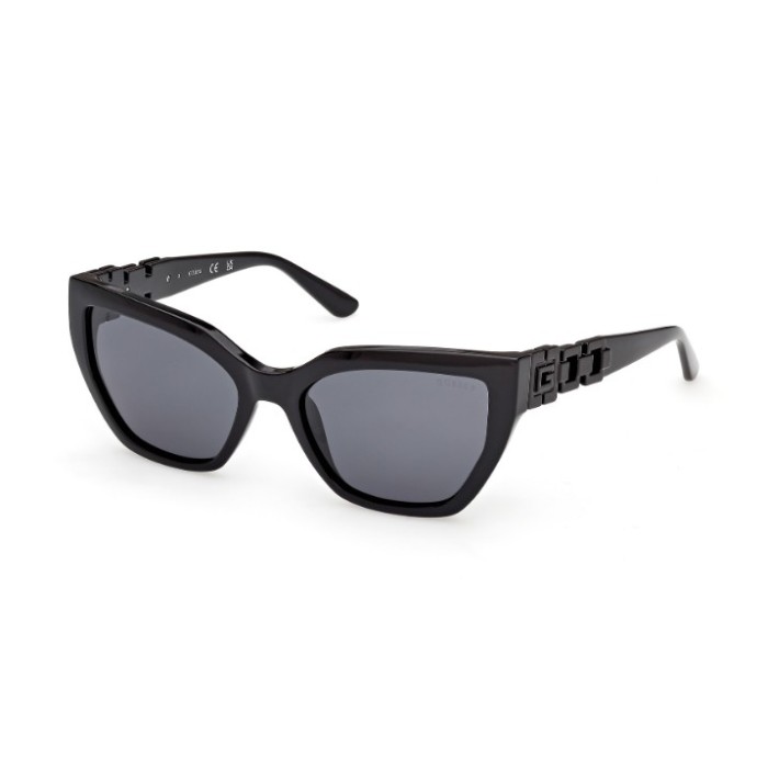 Occhiali da sole Guess GU00264/S 01D Shiny Black Polarized 55