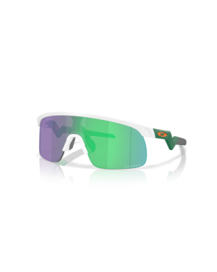 Occhiali da sole OAKLEY RESISTOR OJ9010-33 JUNIOR Matte White Prizm Jade 123