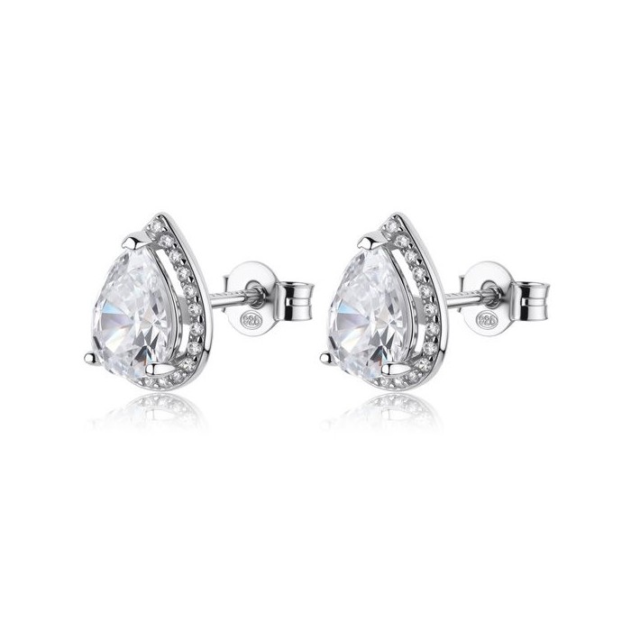 Orecchini BROSWAY FANCY in argento 925 e cristalli bianchi FIW184