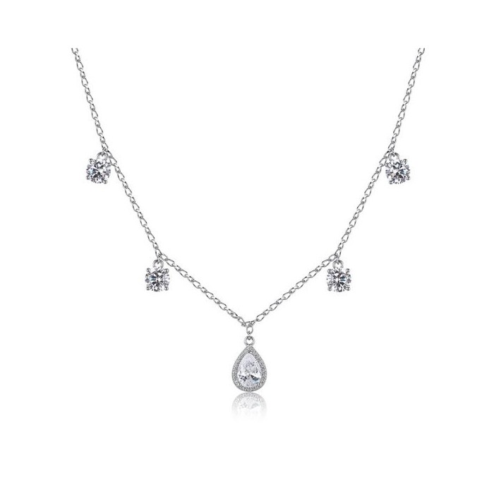 Collana girocollo BROSWAY FANCY in argento 925 e cristalli bianchi FIW181