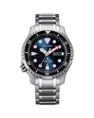 Orologio CITIZEN Diver's Automatic 200 mt Super Titanio NY0100-50M Blue con cinturino in titanio