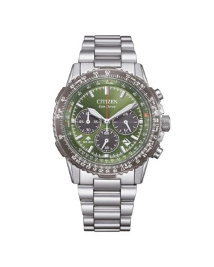 Orologio CITIZEN Collezione Promaster Navihawk CA4664-60W Green con cinturino in acciaio