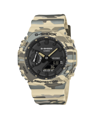 Orologio CASIO G-Shock GA-2100CM-5AER Green Camouflage