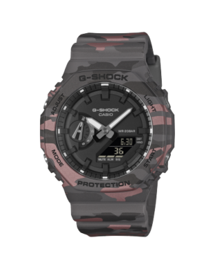 Orologio CASIO G-Shock GA-2100CM-8AER Black Camouflage