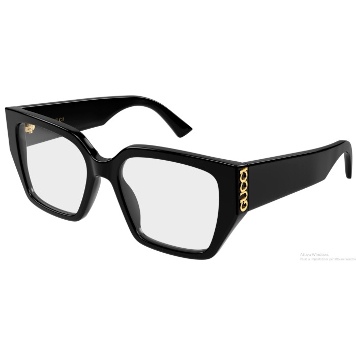 Occhiali montatura da vista GUCCI GG2042O 001 Black 53