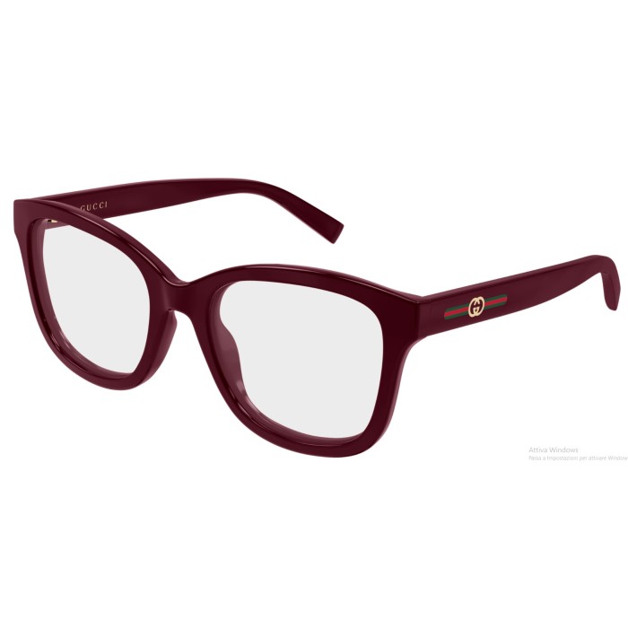 Occhiali montatura da vista GUCCI GG2104O 003 Burgundy 53