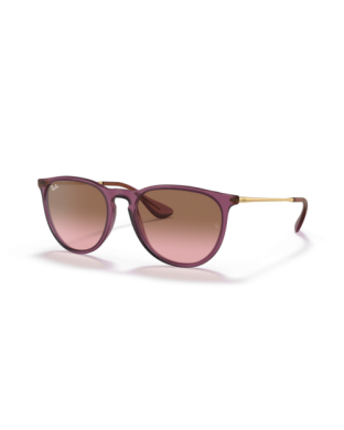 Occhiali sole RAY-BAN Erika RB4171 659114 54 Transparent Violet Pink Gradient Brown