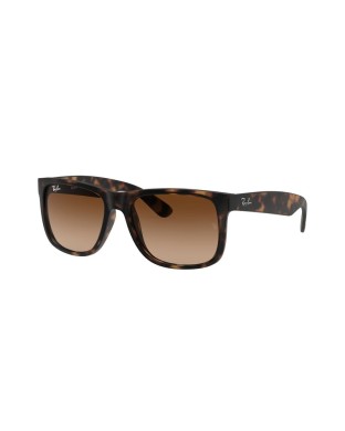 Occhiali sole RAY-BAN Justin RB4165 710/13 51 Rubber Light Havana Brown Gradient Dark Brown