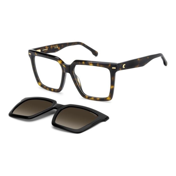 Occhiali da vista + clip da sole CARRERA CA 3080/C WR7 Black Havana 54-17