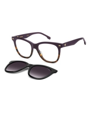 Occhiali da vista + clip da sole CARRERA CA 3098/C HKZ Violet Havana 53-18