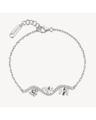Bracciale BROSWAY FANCY in argento 925 e cristalli bianchi FIW182